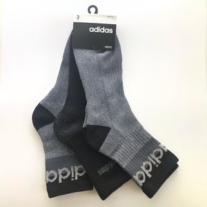 adidas men's high quarter sock